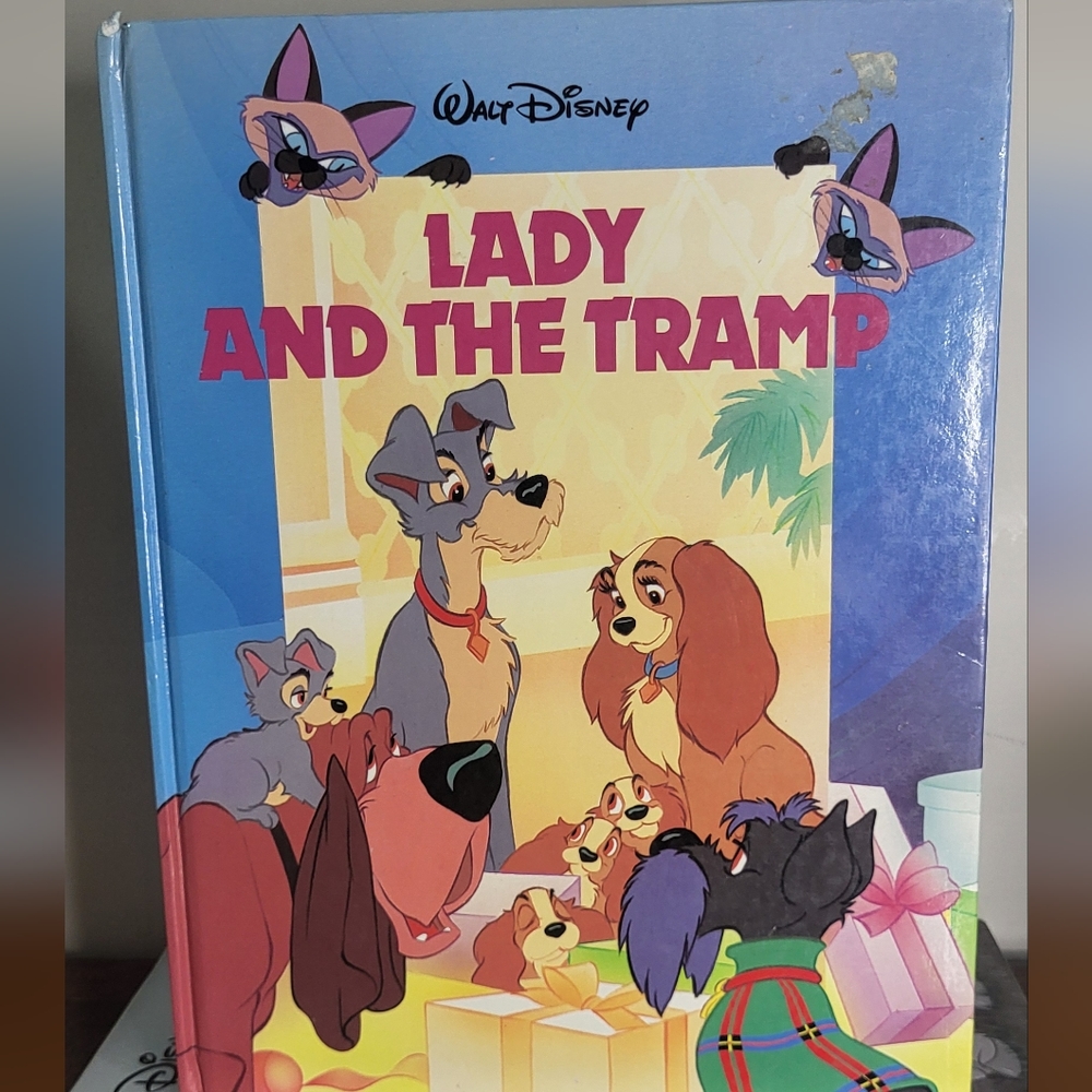 Lady and the Tramp , Disneys Vintage Hardcover Book 1988